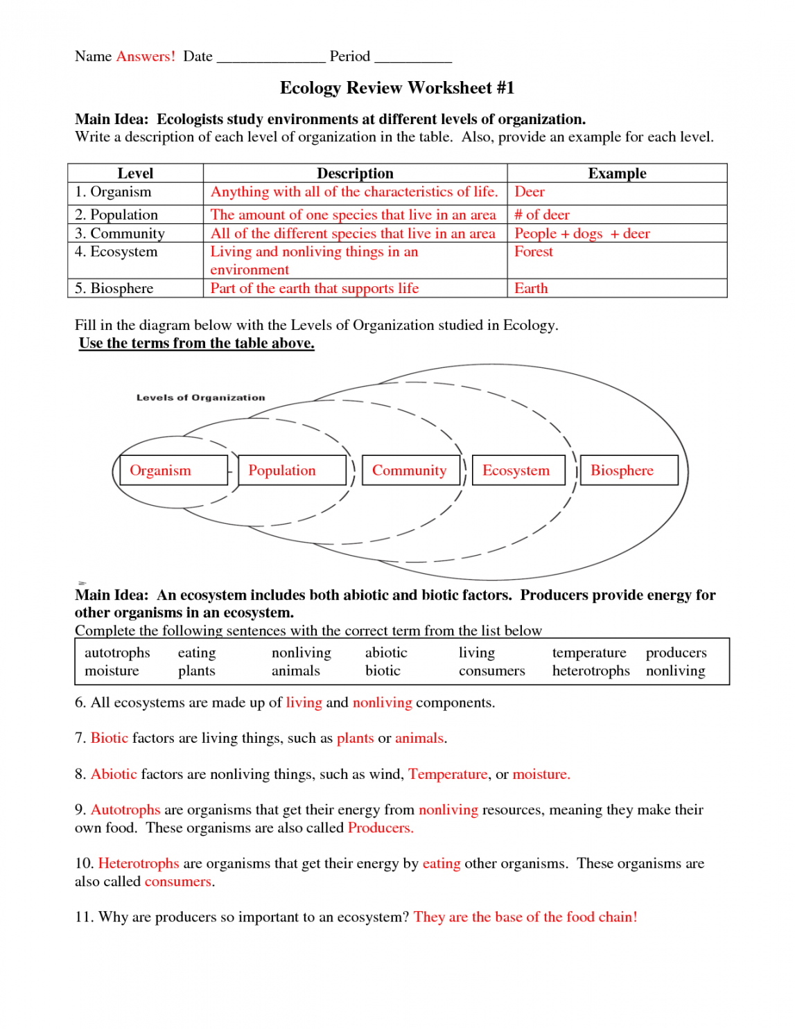 Excel th Grade Science Worksheets th Grade Earth Science