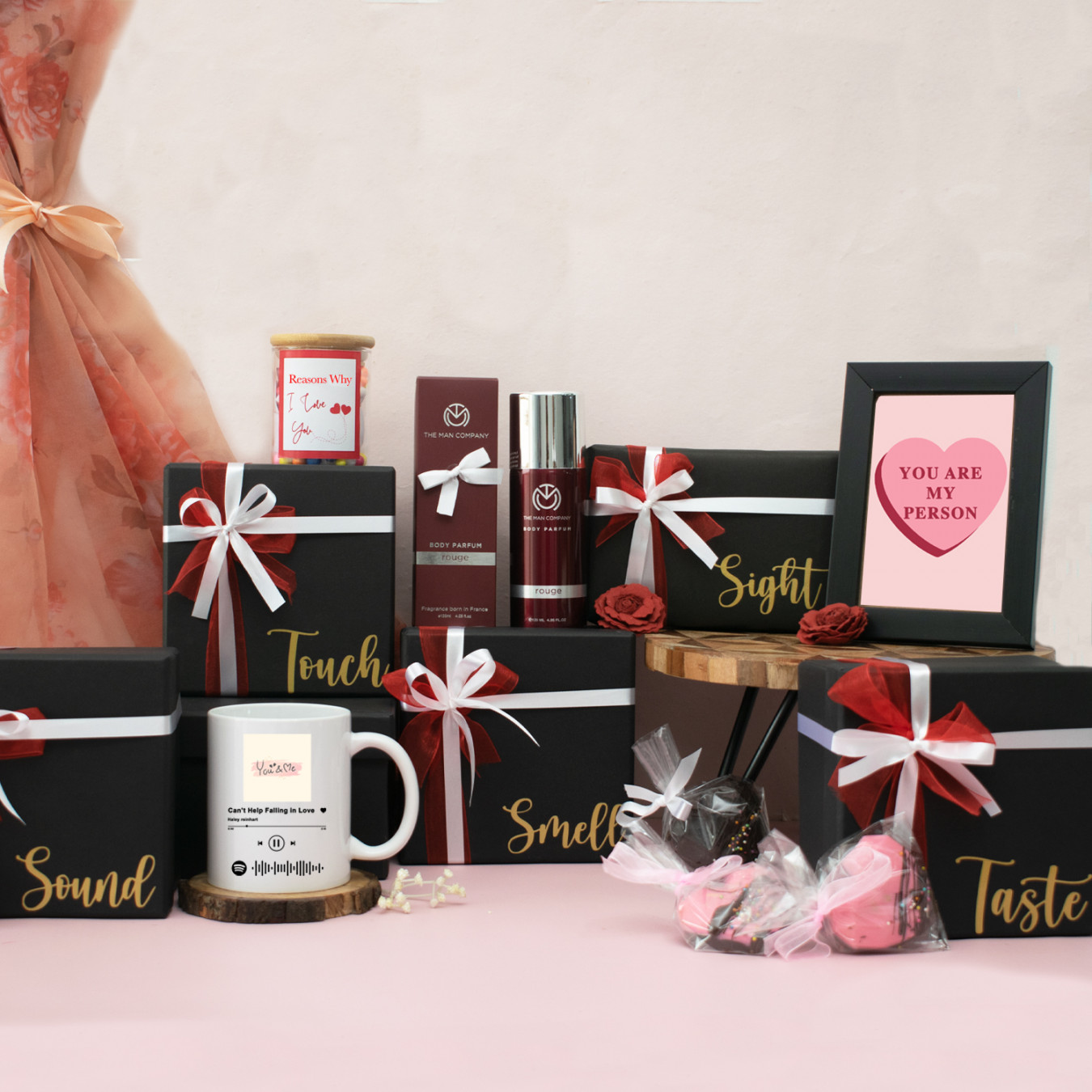 Five Senses Valentine Gift For Husband/Boyfriend - Gifts By Rashi