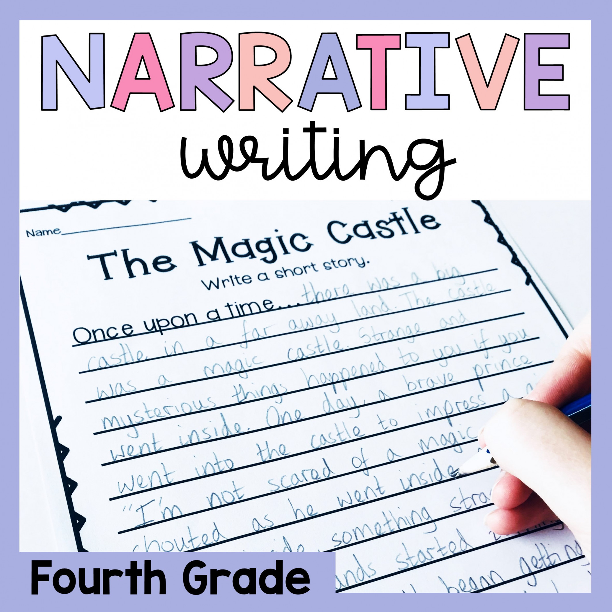 Fourth Grade Narrative Writing Prompts and Worksheets