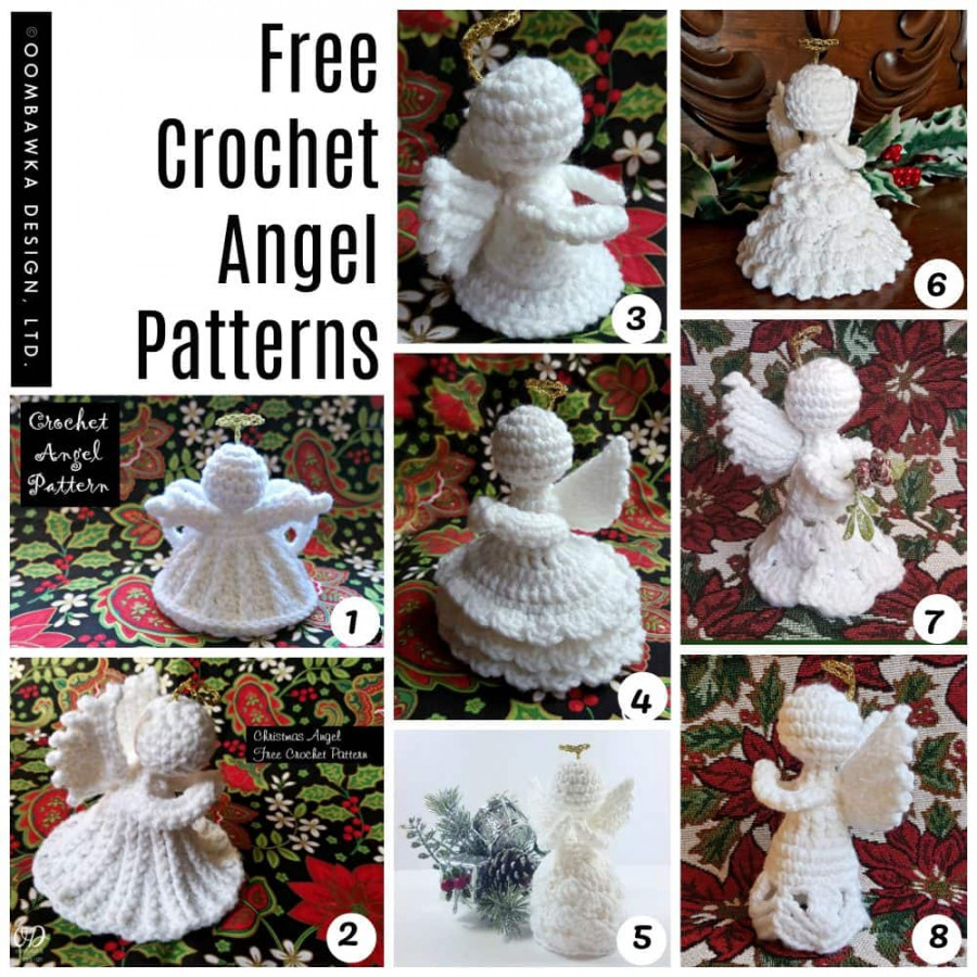 Free Crochet Angel Patterns • Oombawka Design Crochet