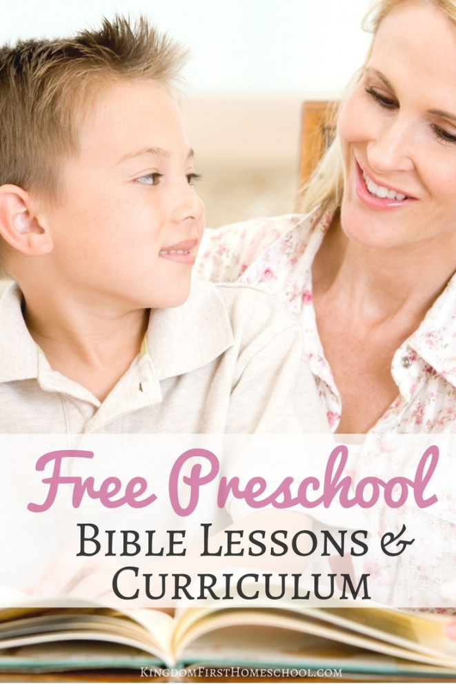 Free Preschool Bible Lessons and Curriculum