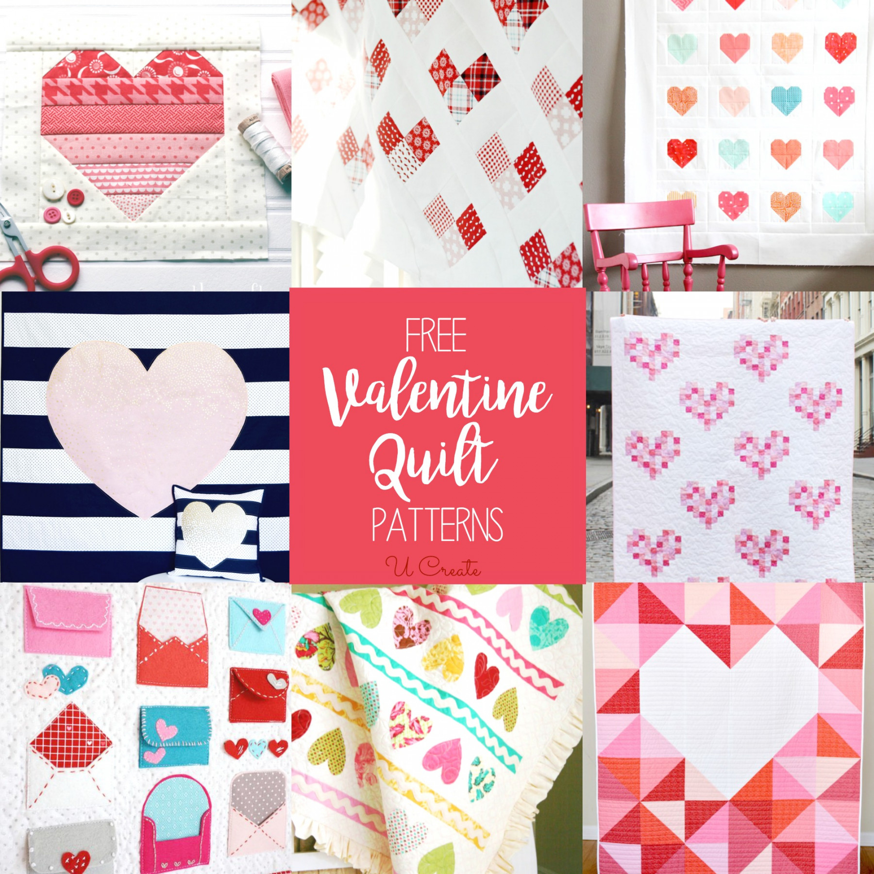 Free Valentine Quilt Patterns - U Create