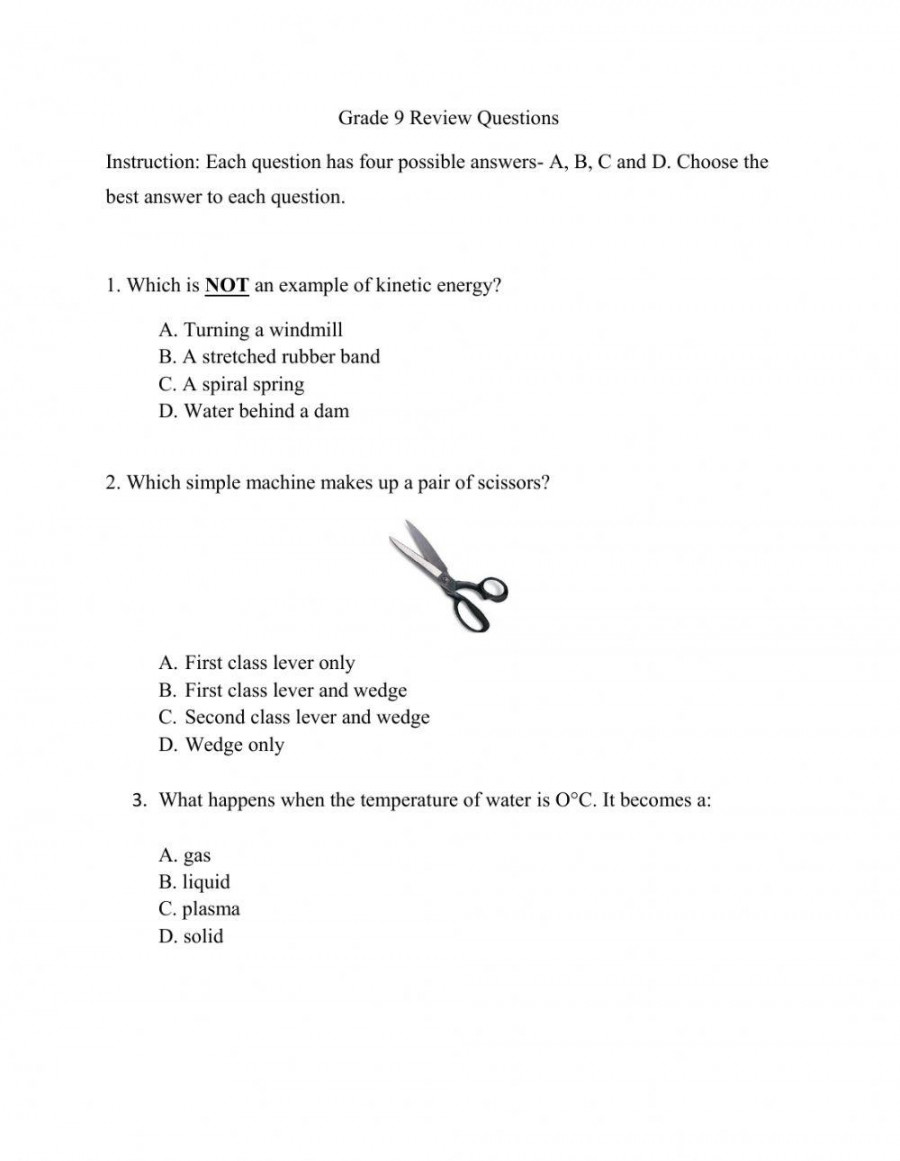 General Science Review of Grade  topics worksheet  Live Worksheets