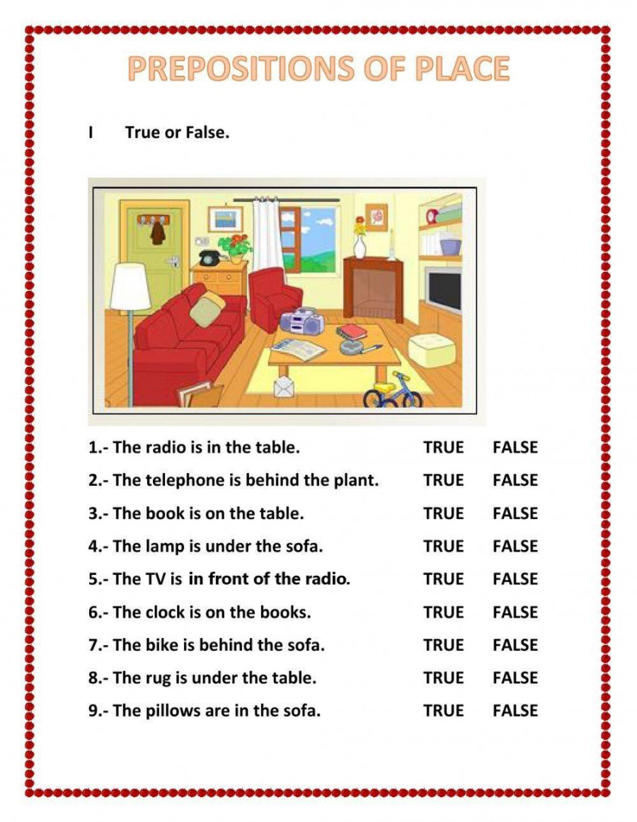 Grade  - Preposition worksheet - worksheet  Live Worksheets