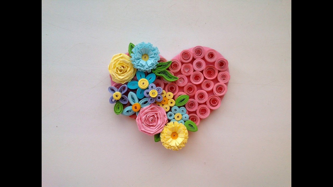 Paper Quilling Art: Quilling Valentine