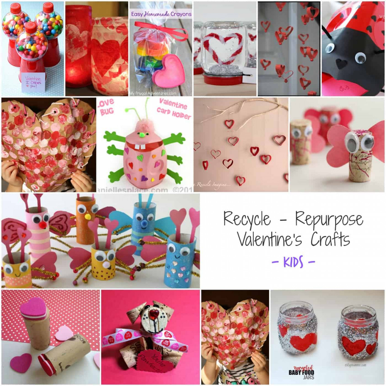 Recycled Kids Crafts for Valentine