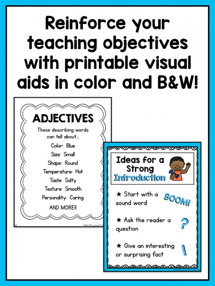 Second Grade Informational Writing Lessons {nd Grade Writing