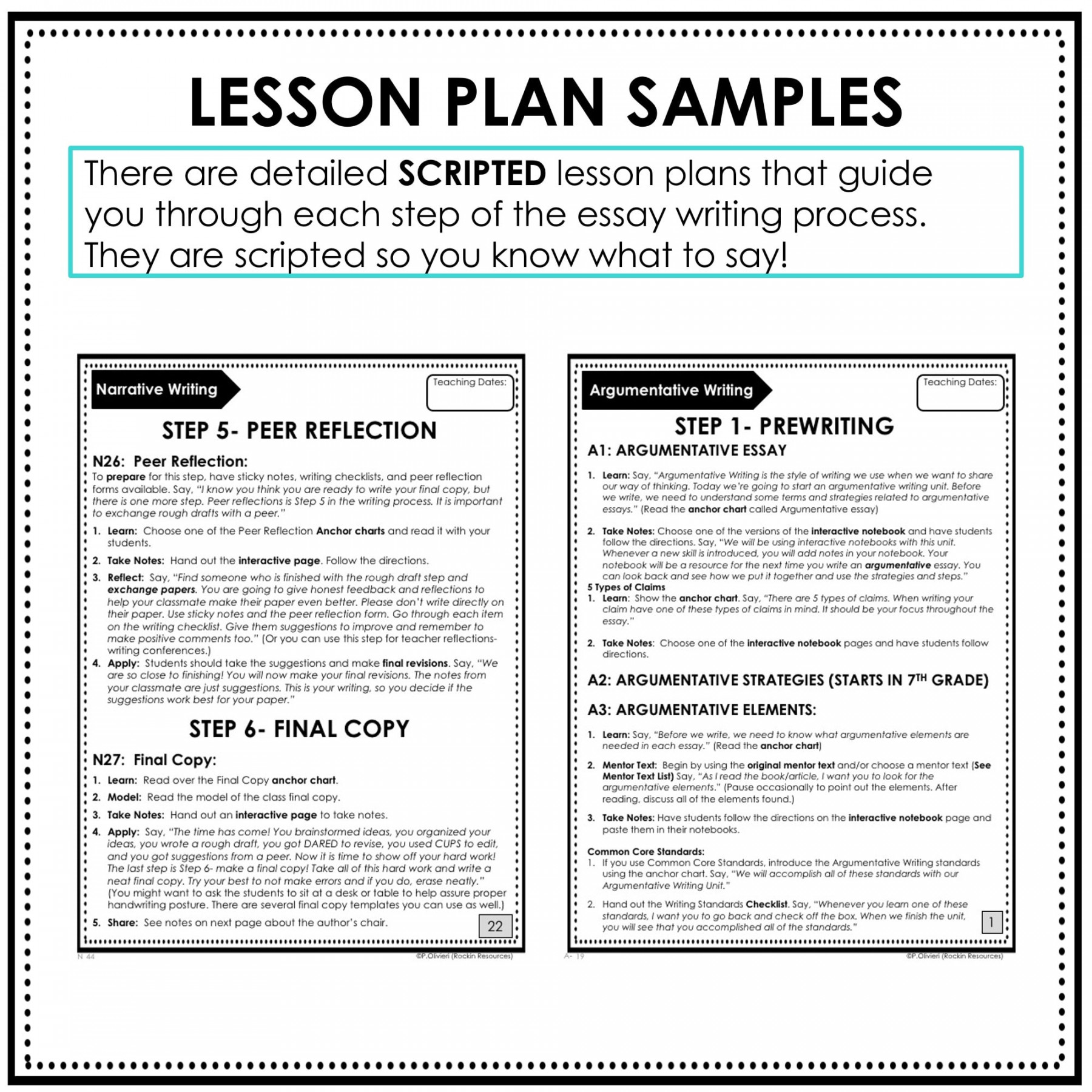 th Grade Step-by-Step Writing® Program - Rockin Resources