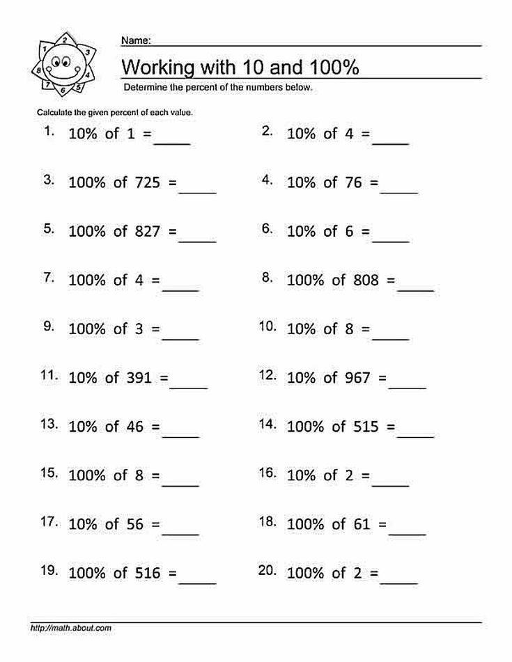 50+ Fresh Percent Word Problems Worksheet Answers 56