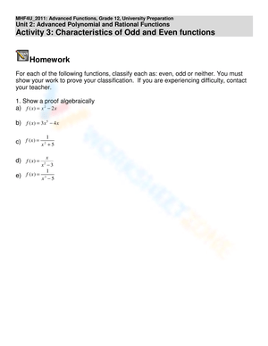 60+ Best Even And Odd Functions Worksheet 43