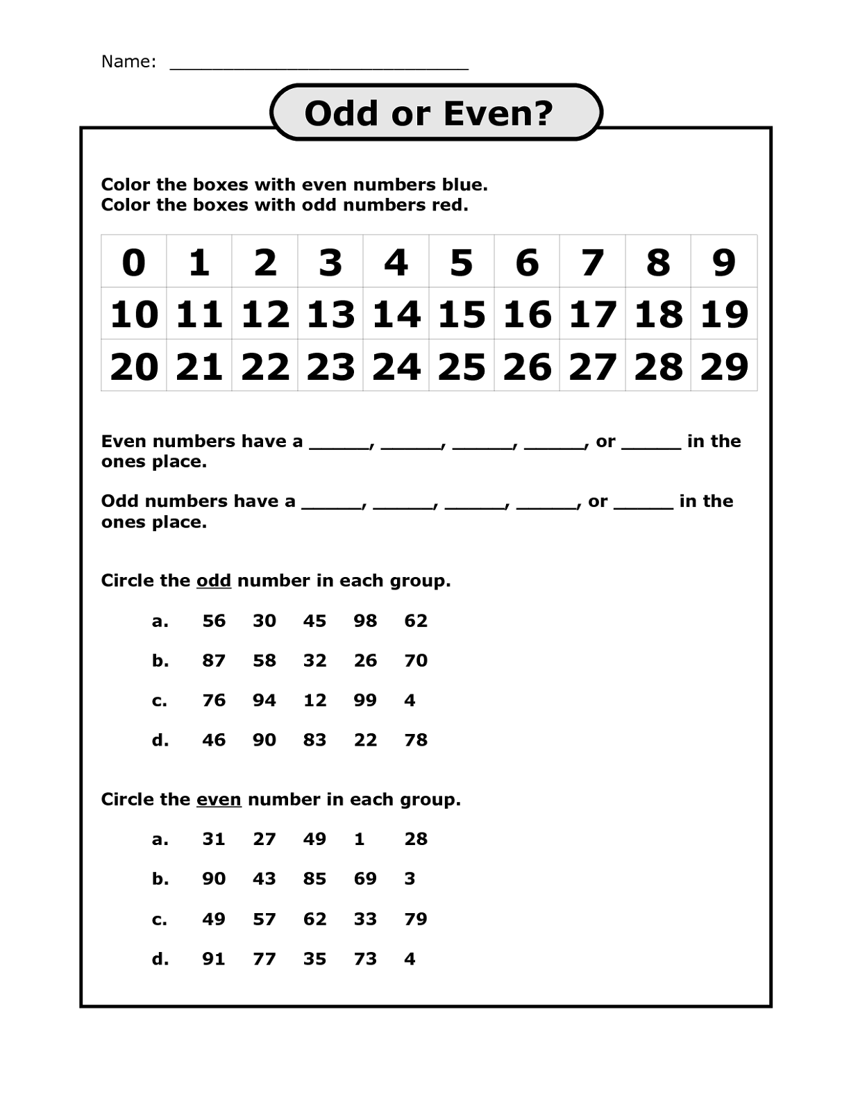 60+ Best Even And Odd Functions Worksheet 58