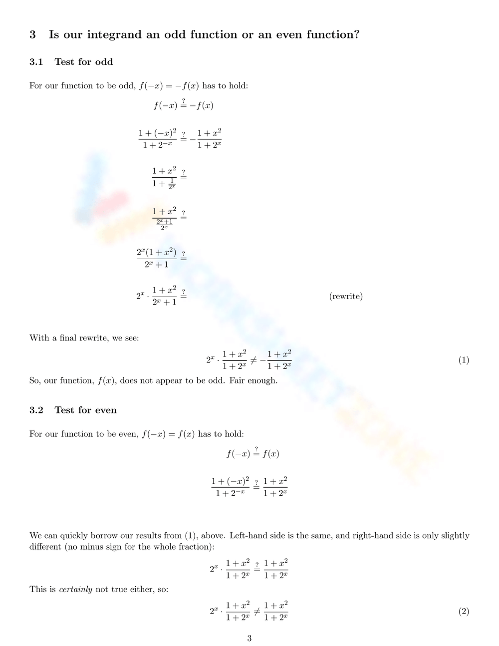 60+ Best Even And Odd Functions Worksheet 89