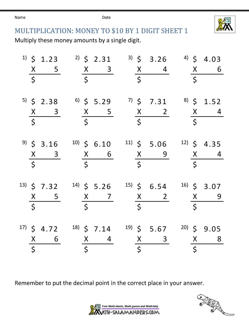 67 Worksheets For Fifth Graders 21