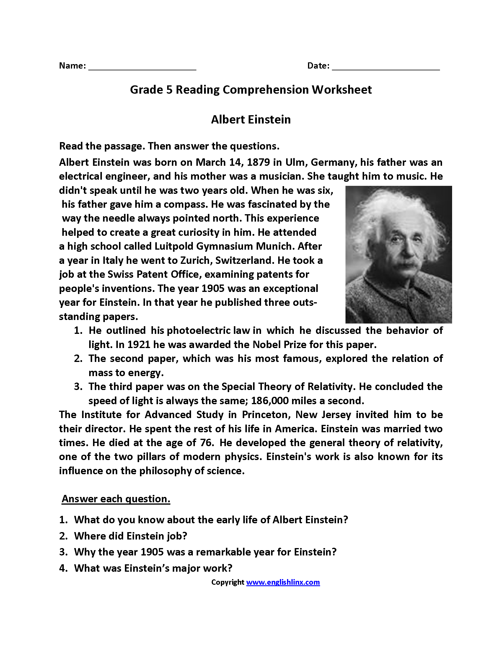 67 Worksheets For Fifth Graders 39