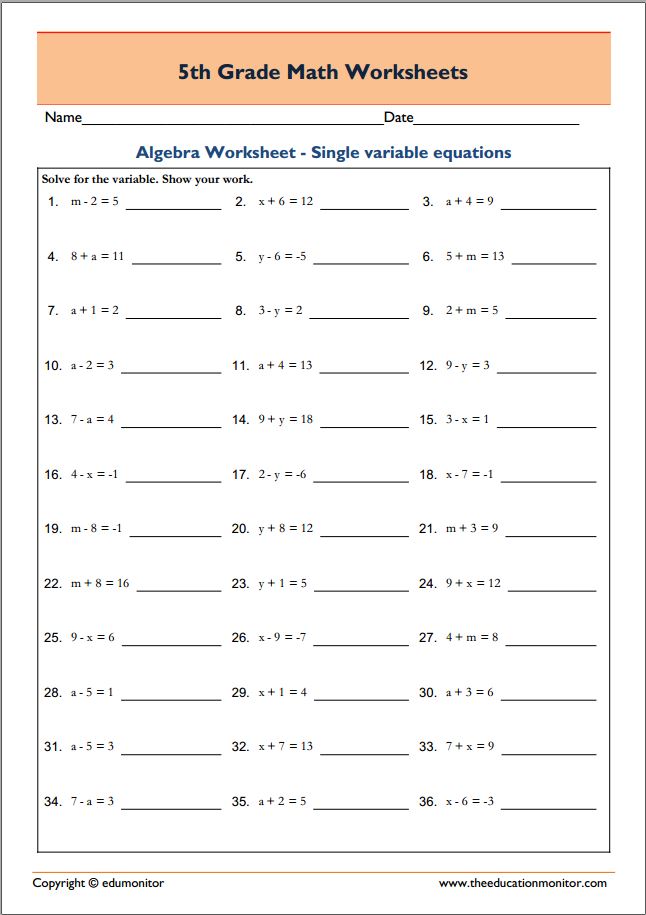 67 Worksheets For Fifth Graders 51