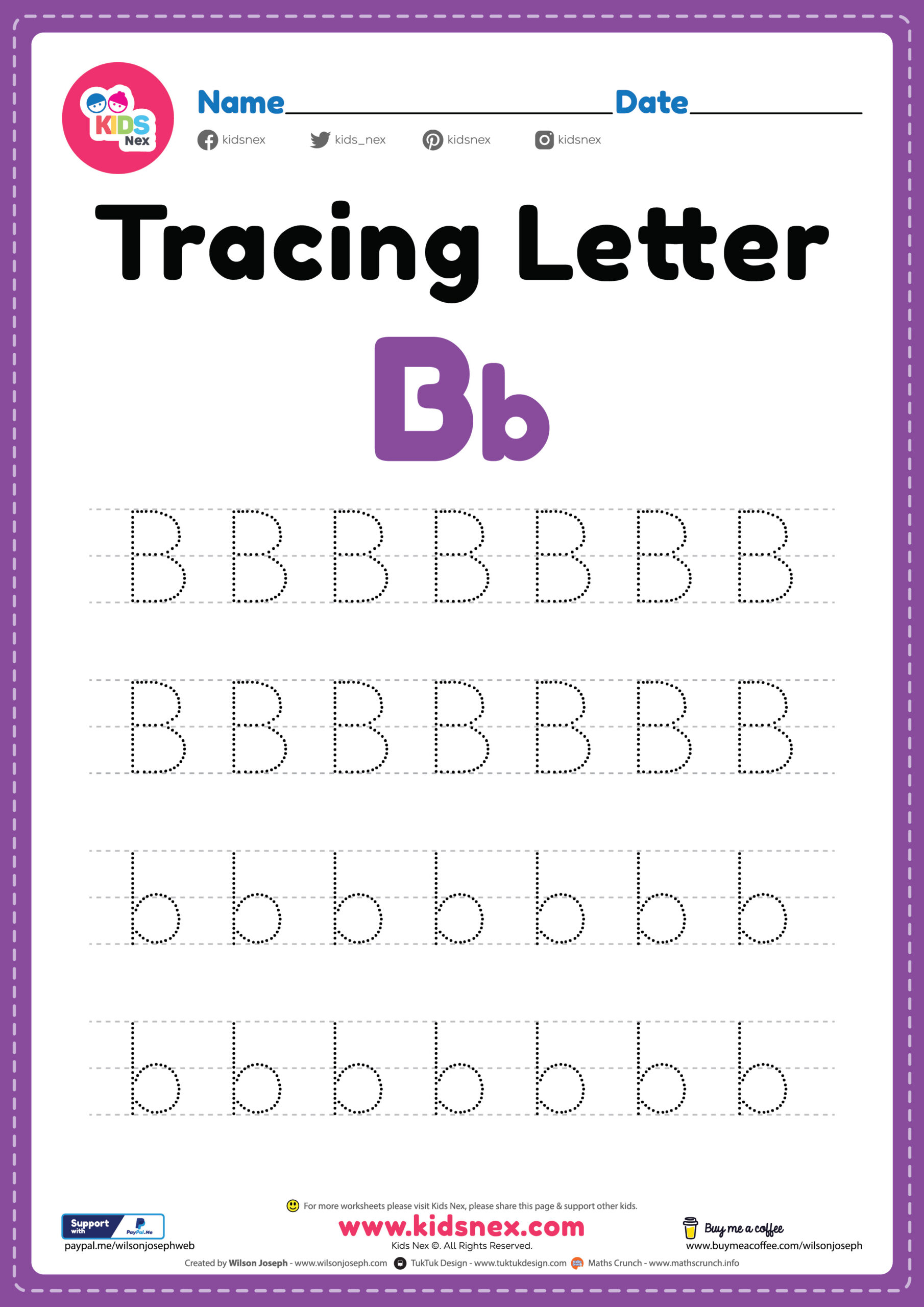 77 Trace Letter B Worksheet 32