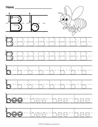 77 Trace Letter B Worksheet 37