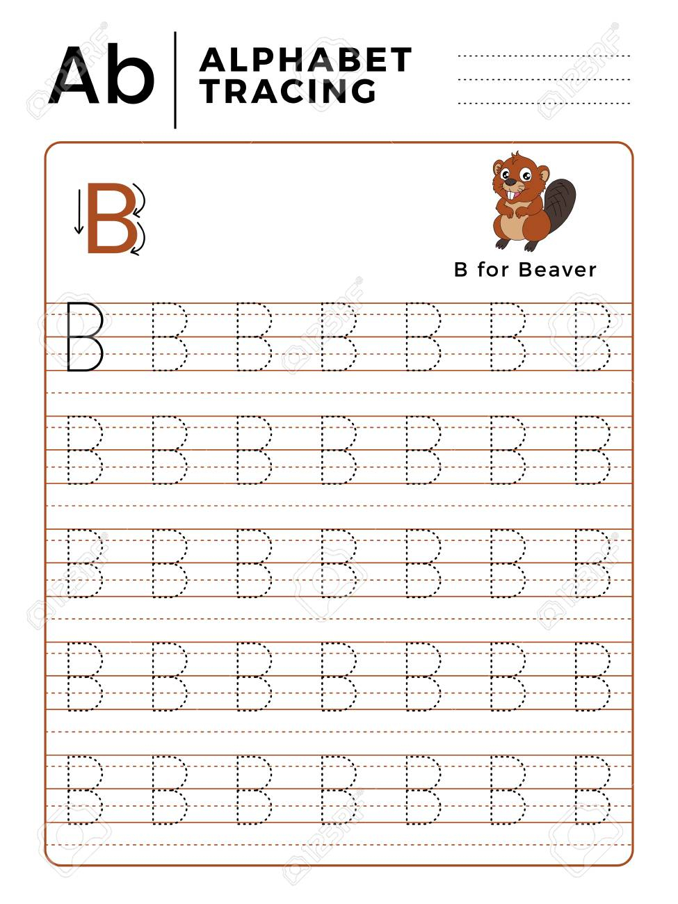 77 Trace Letter B Worksheet 41