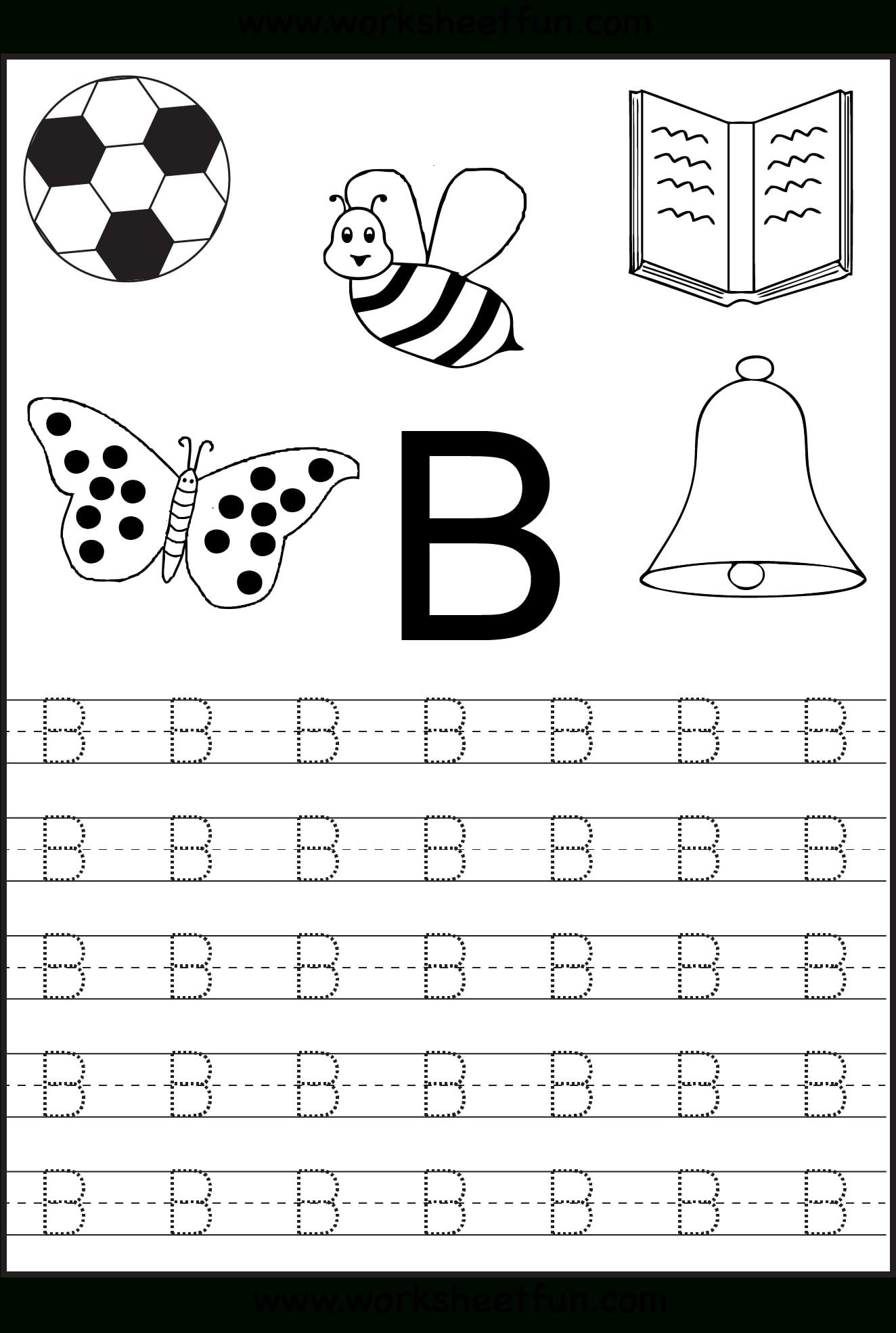 77 Trace Letter B Worksheet 56