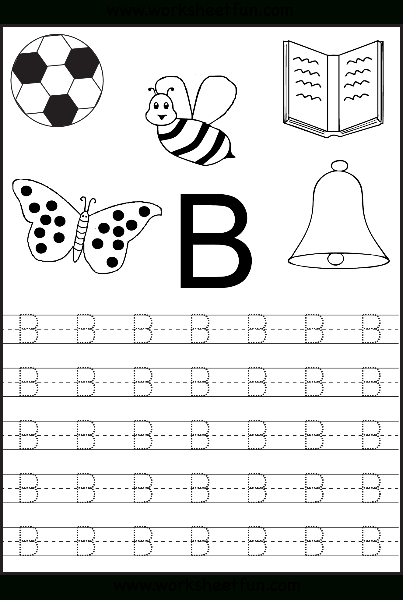 77 Trace Letter B Worksheet 59