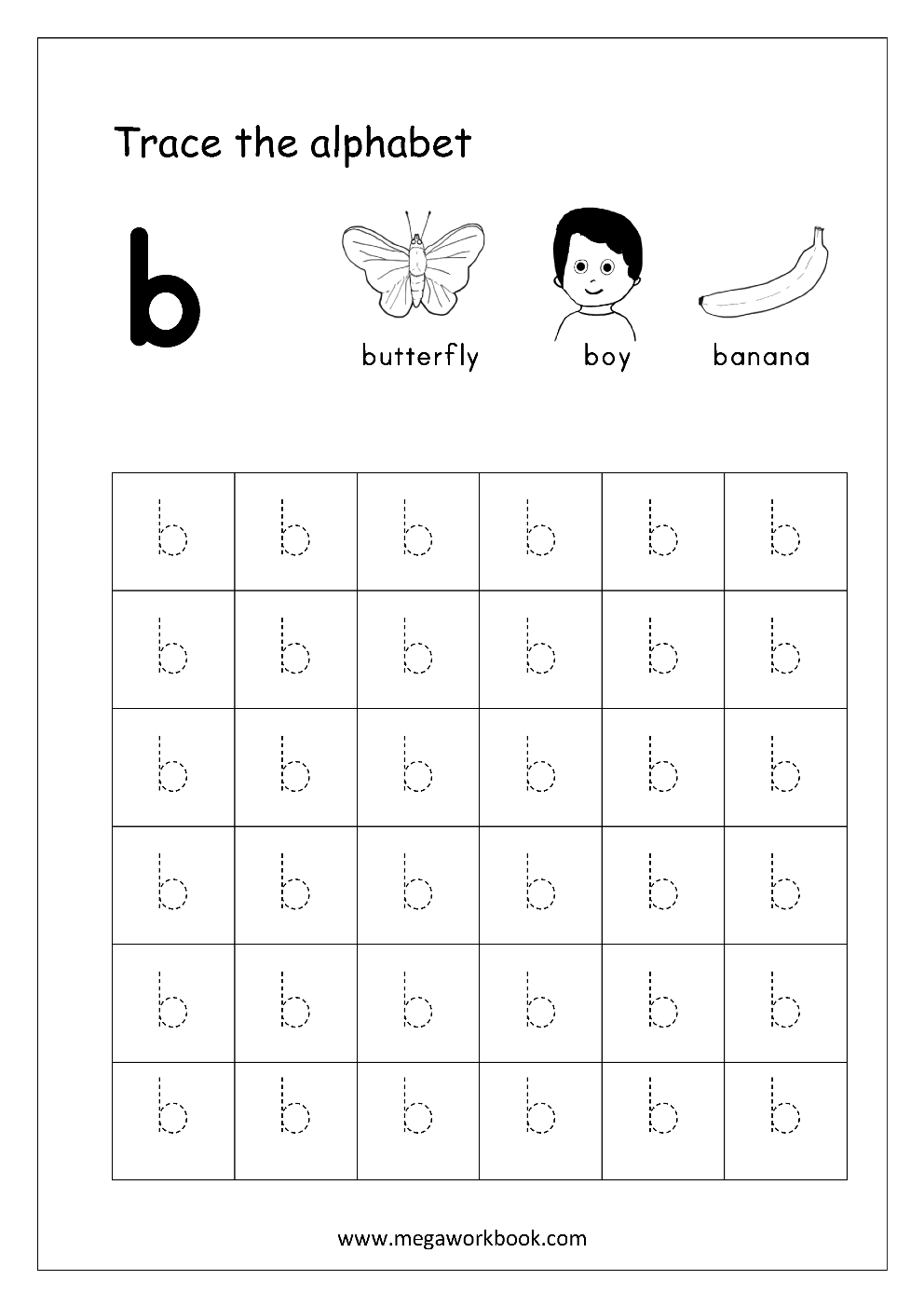 77 Trace Letter B Worksheet 73