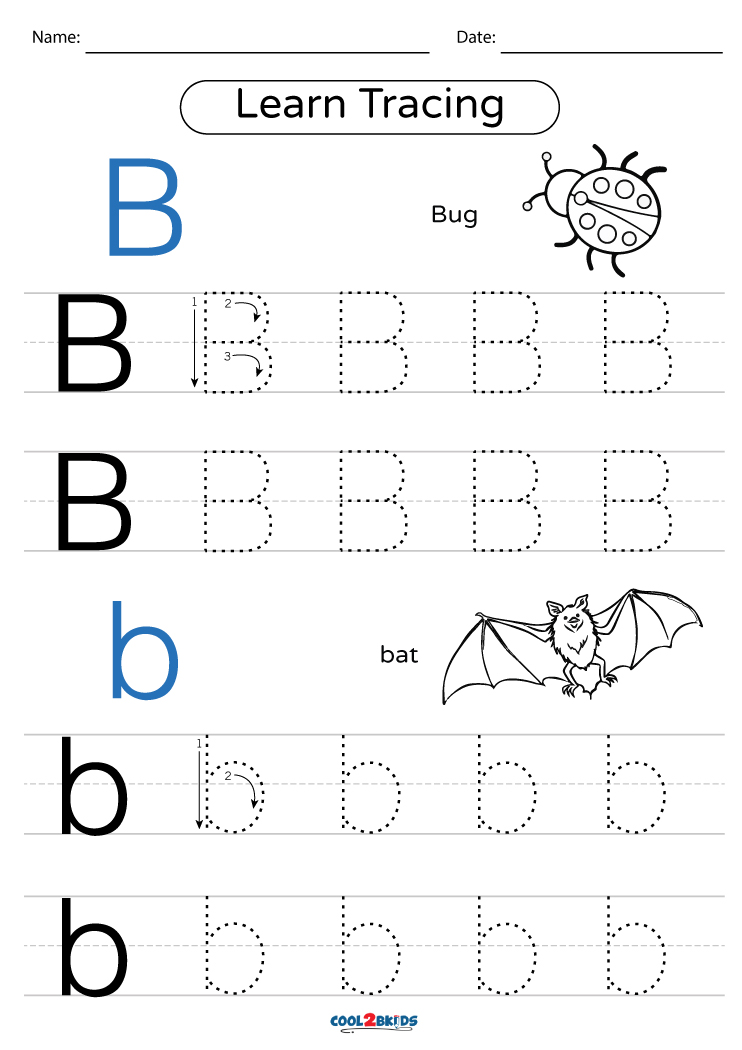 77 Trace Letter B Worksheet 82