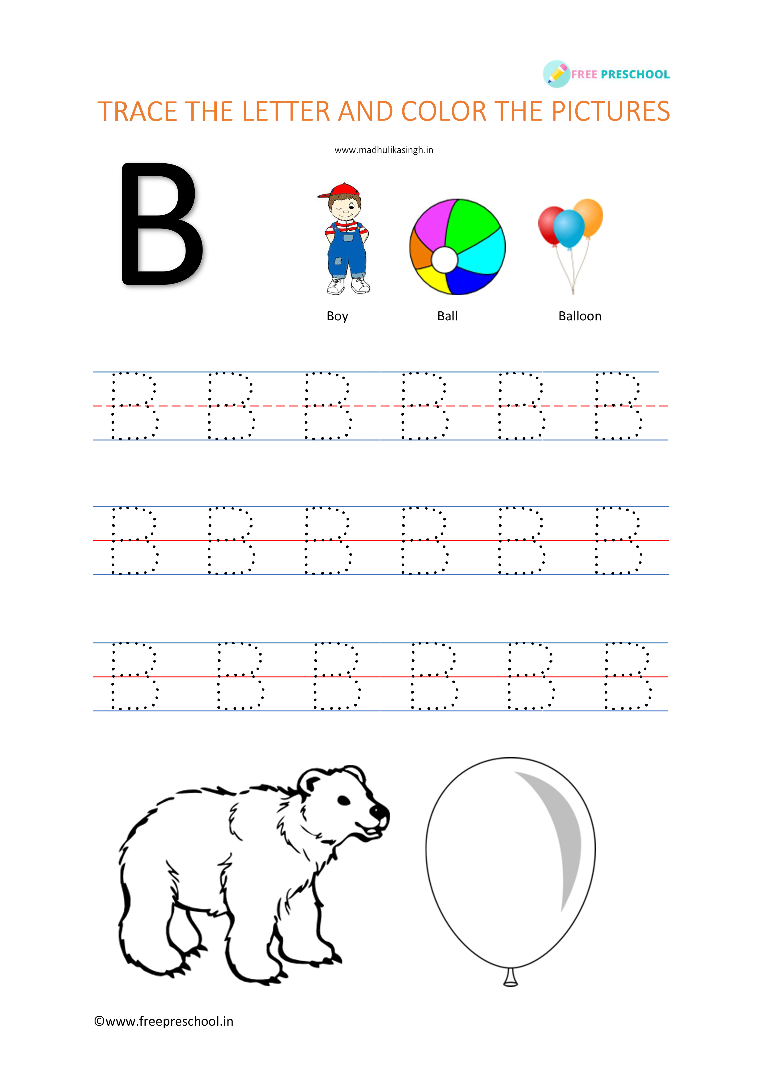 77 Trace Letter B Worksheet 83