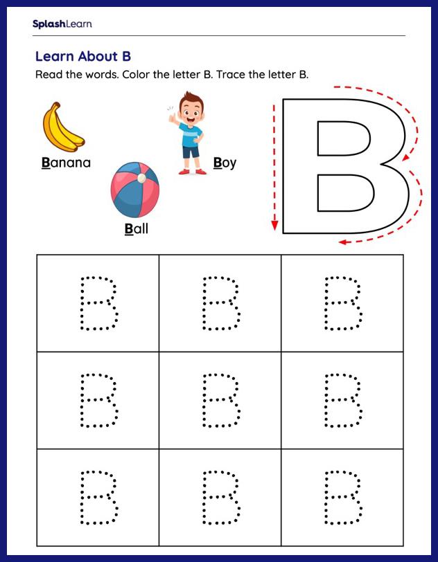 77 Trace Letter B Worksheet 90