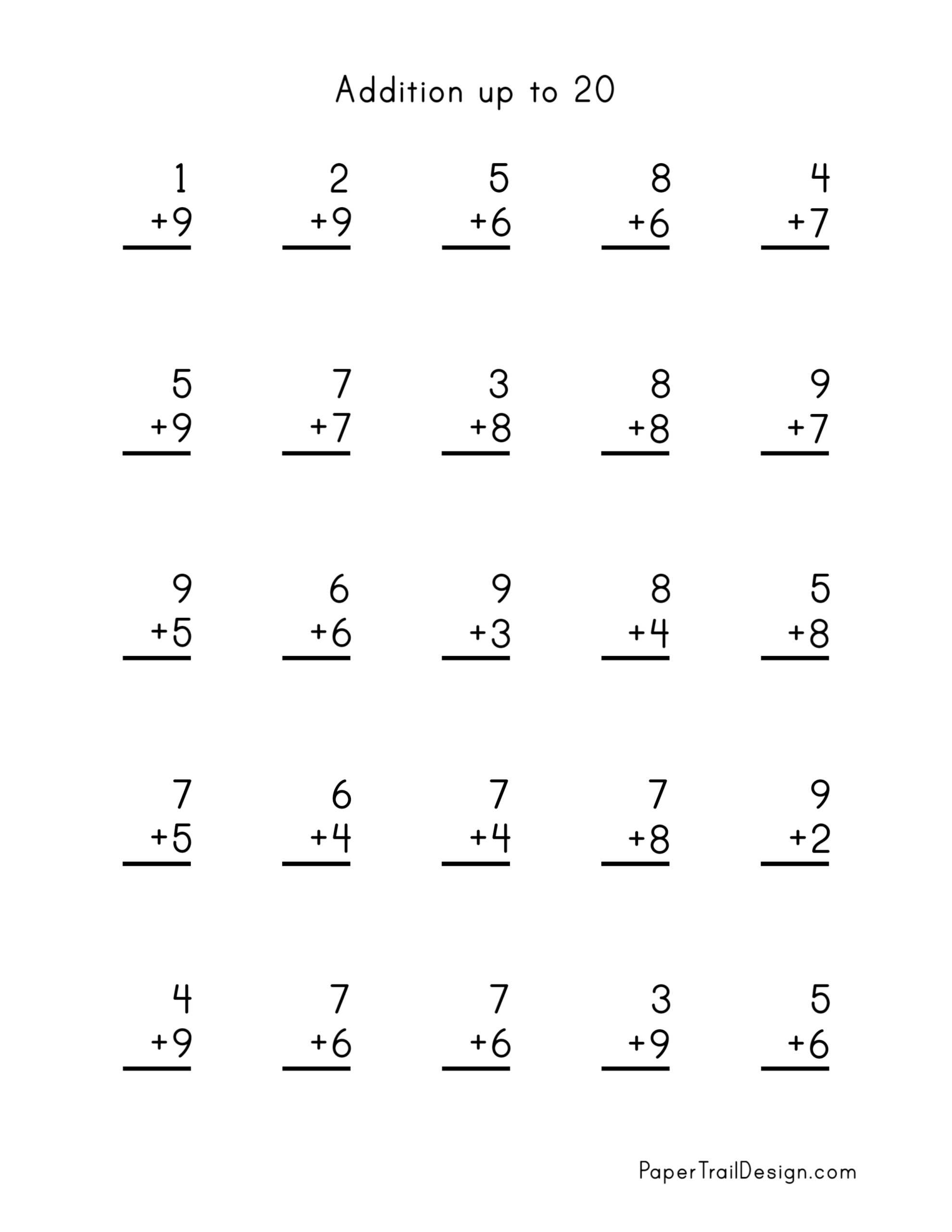 Adding Decimals Worksheet Pdf 20