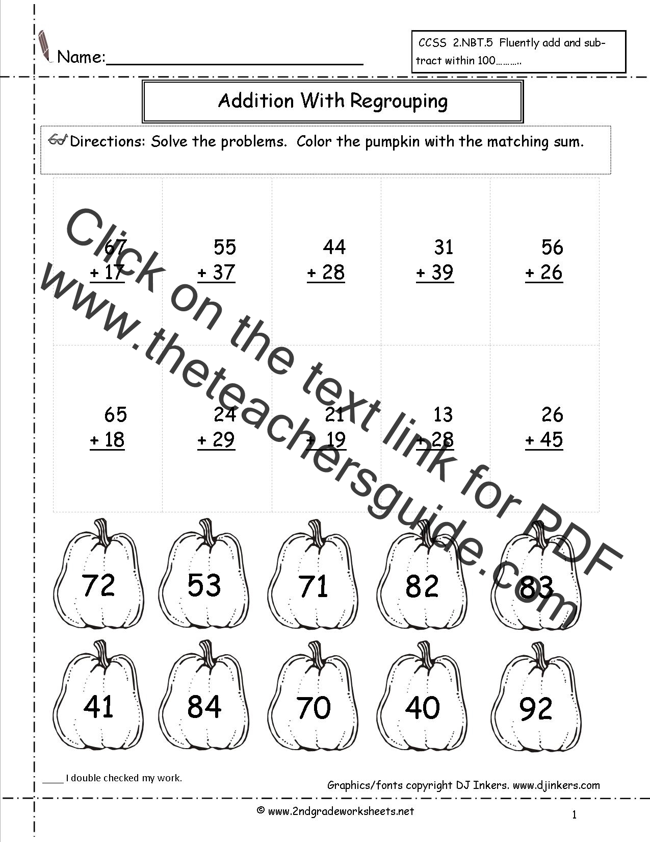 Adding Decimals Worksheet Pdf 21