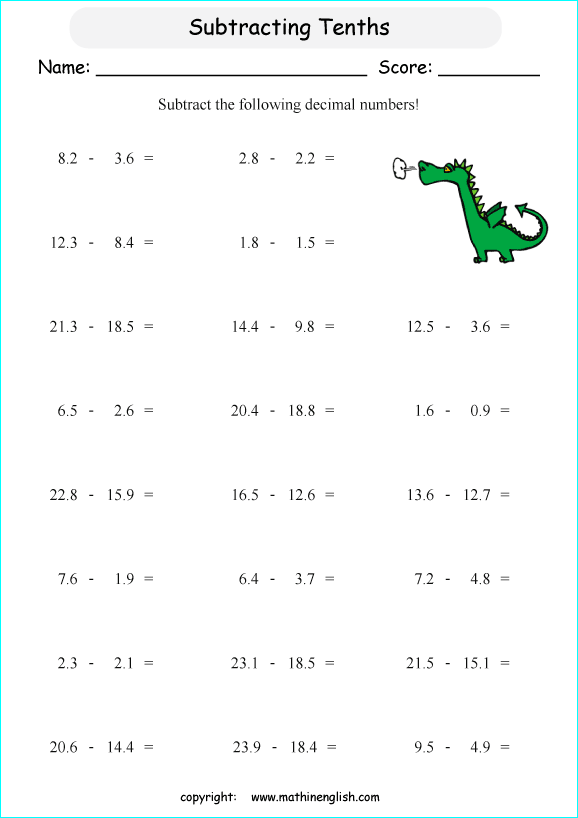 Adding Decimals Worksheet Pdf 38