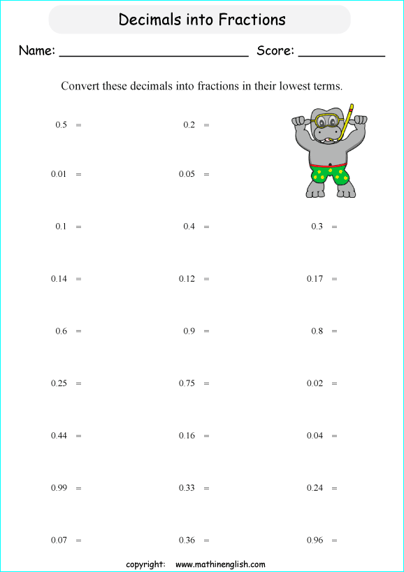 Adding Decimals Worksheet Pdf 51