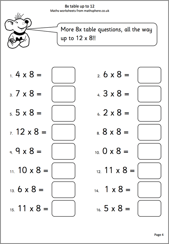 Free Worksheets For Math 60