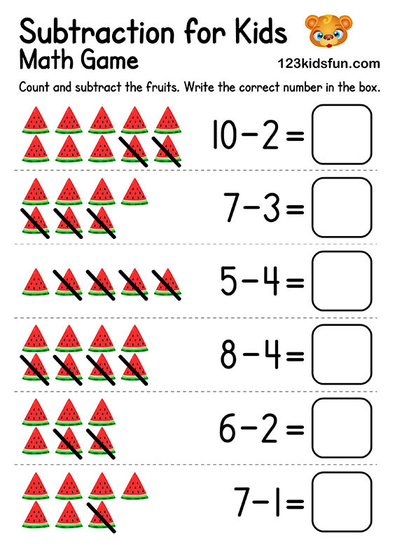 Free Worksheets For Math 72