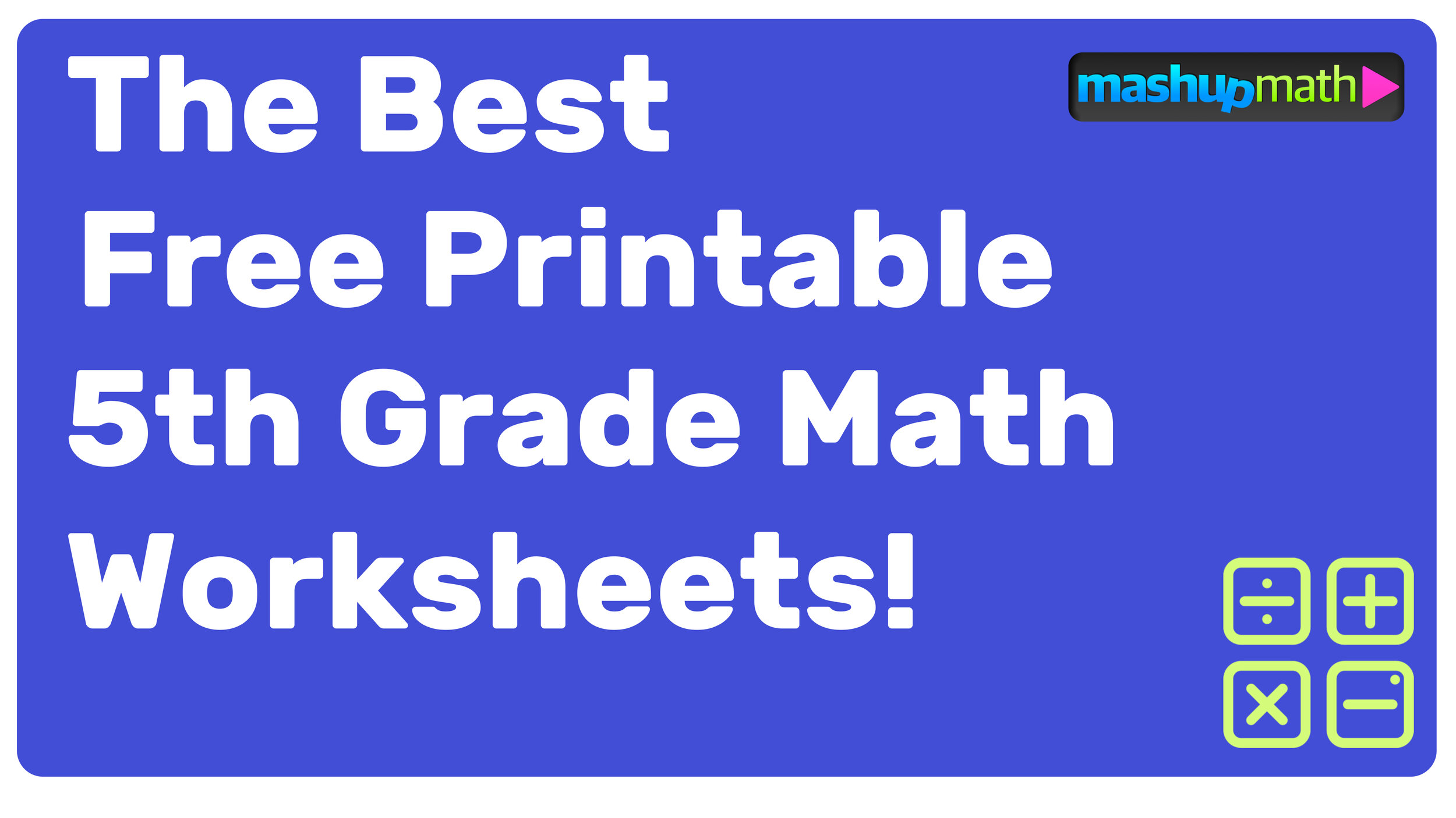 Free Worksheets For Math 77