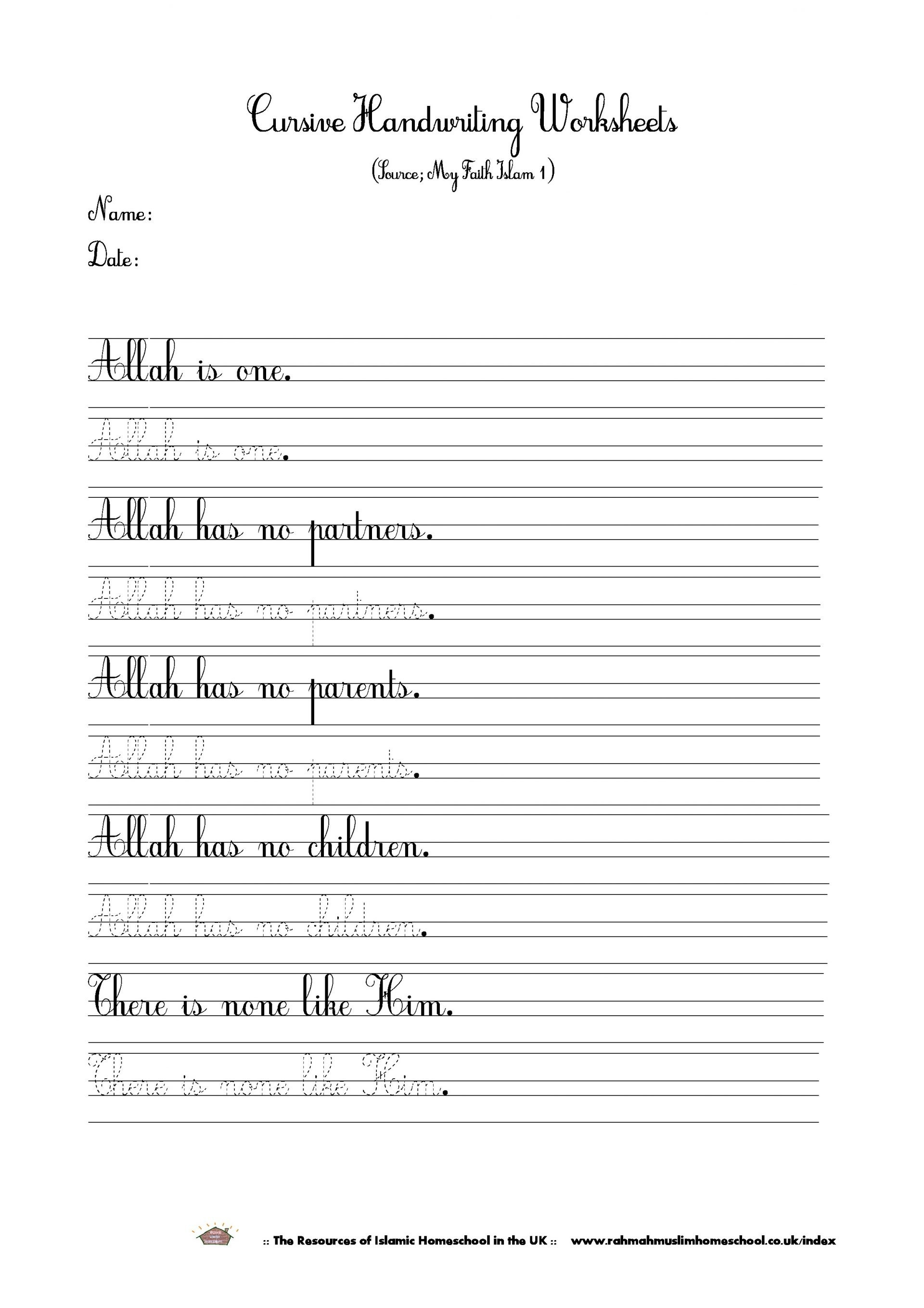 Handwriting Without Tears Worksheets 30