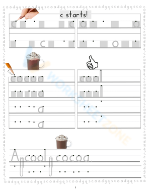 Handwriting Without Tears Worksheets 7