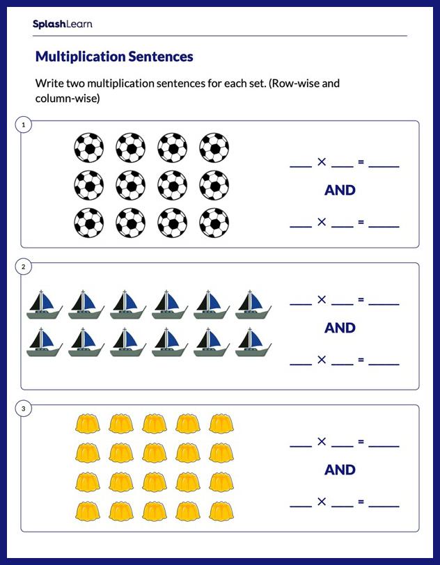 Multiplication Worksheets Grade 2 32