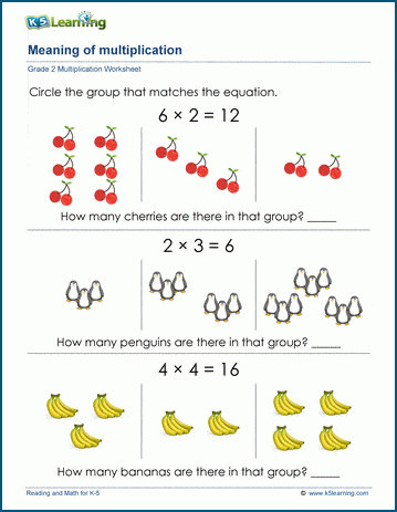 Multiplication Worksheets Grade 2 39