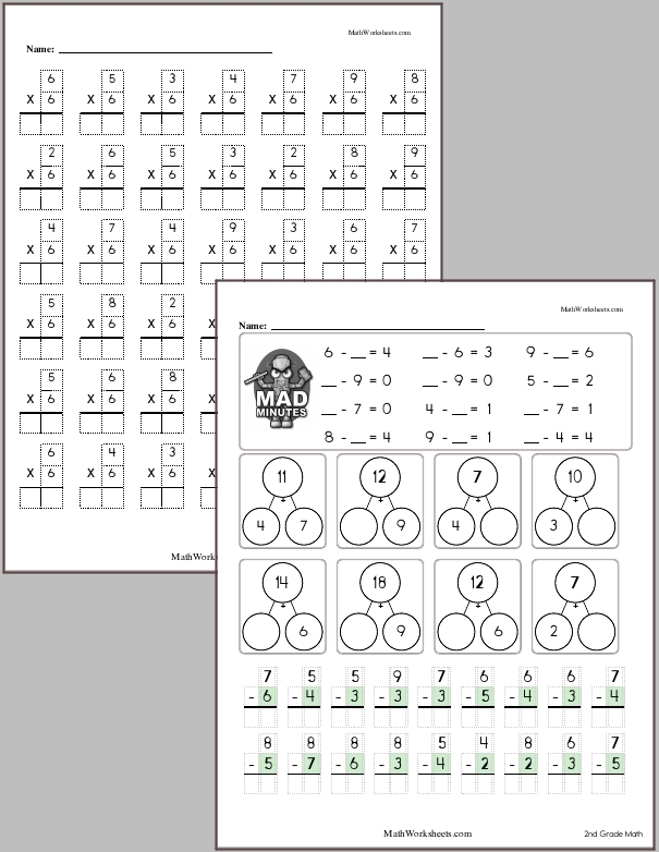 Multiplication Worksheets Grade 2 44