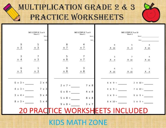 Multiplication Worksheets Grade 2 51