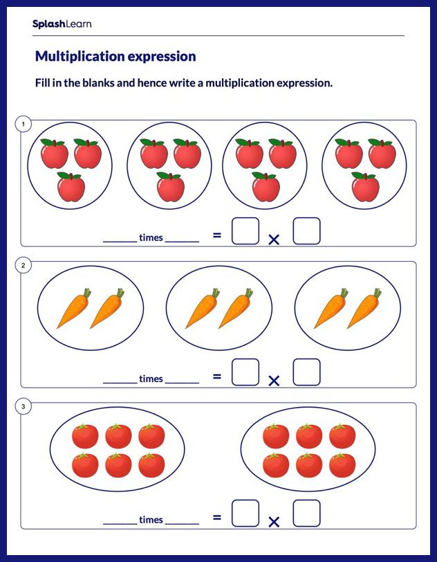 Multiplication Worksheets Grade 2 58