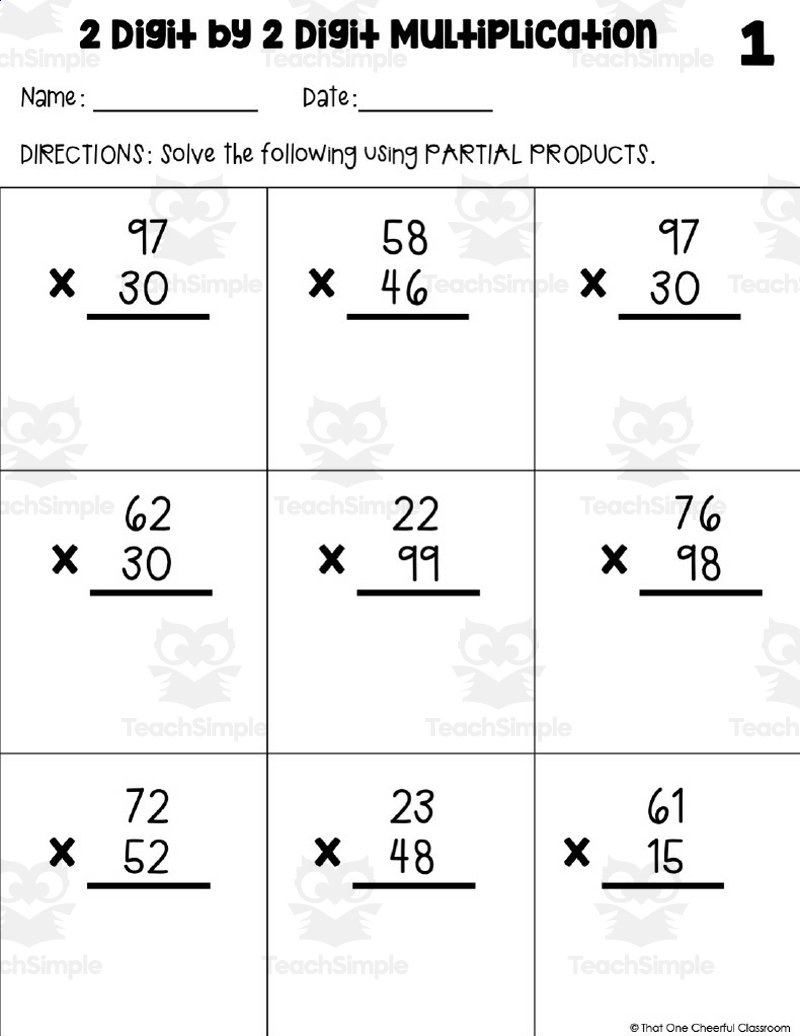 Multiplication Worksheets Grade 2 59