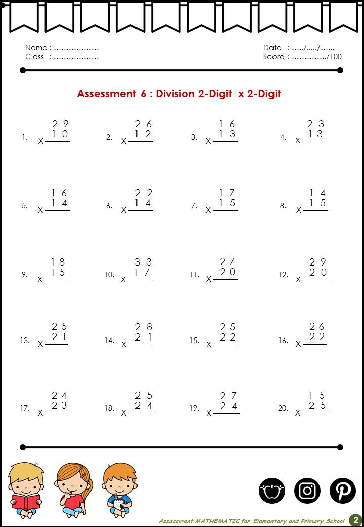 Multiplication Worksheets Grade 2 92