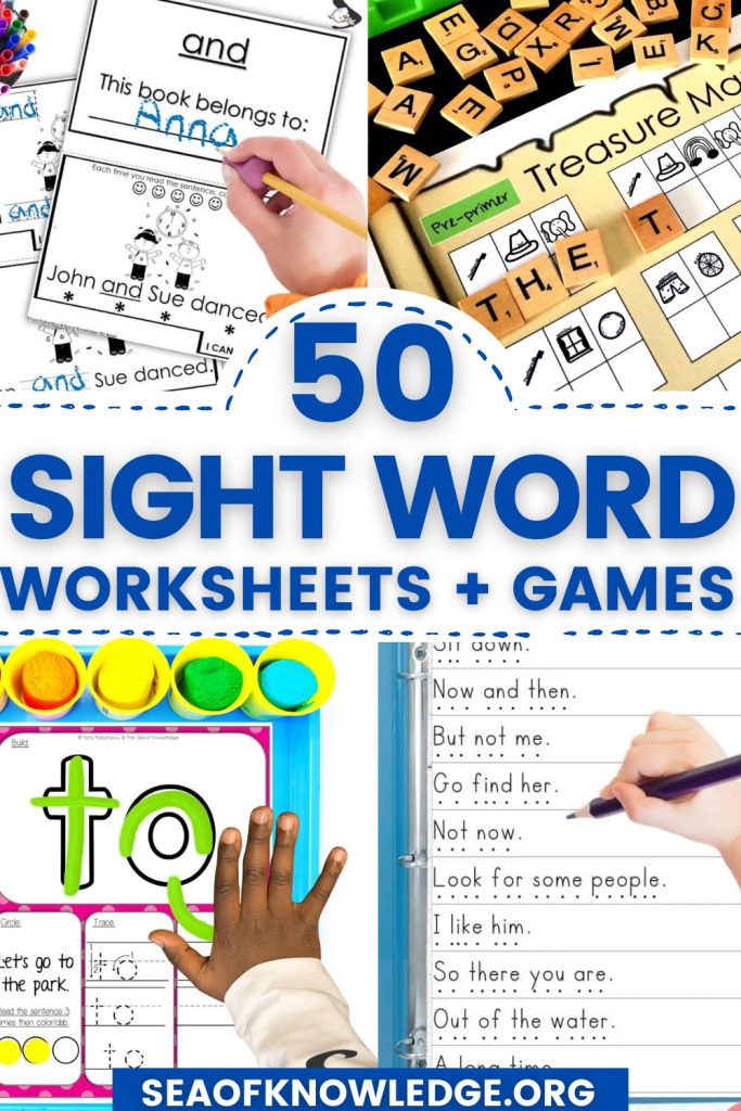 Preschool Sight Words Worksheets 45