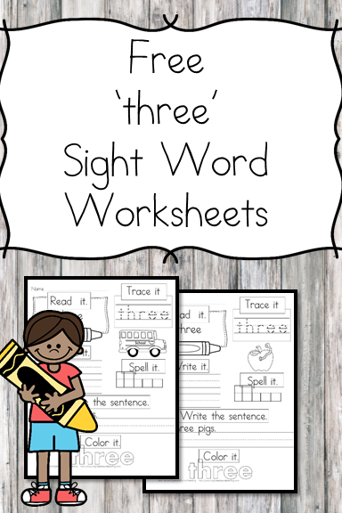 Preschool Sight Words Worksheets 79