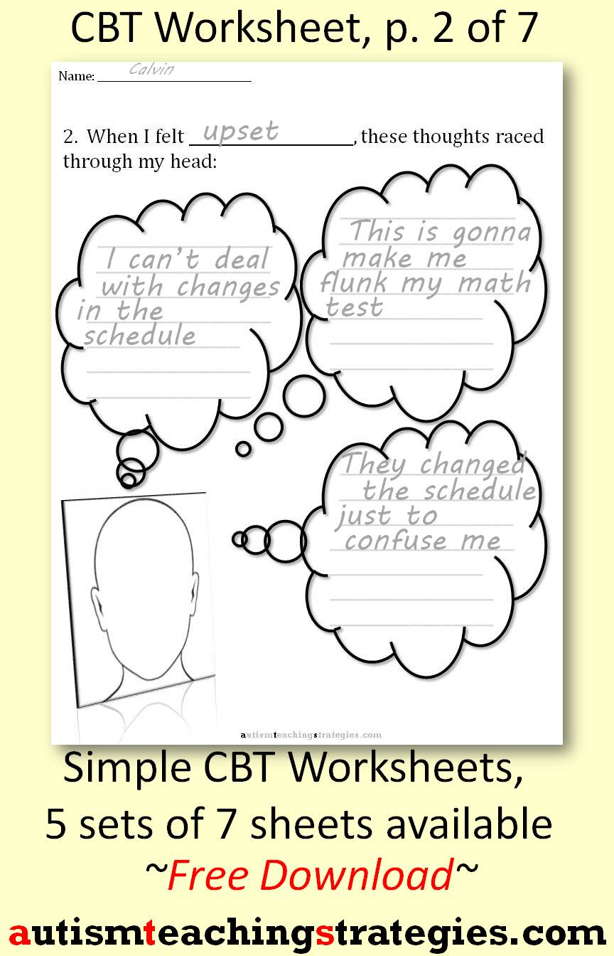 Printable Cbt Therapy Worksheets 12