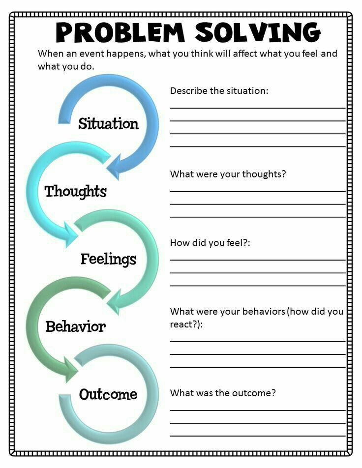 Printable Cbt Therapy Worksheets 40