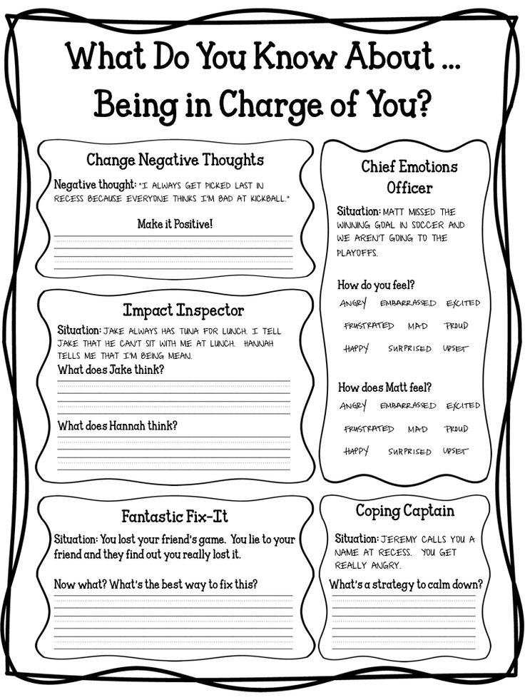 Printable Cbt Therapy Worksheets 58