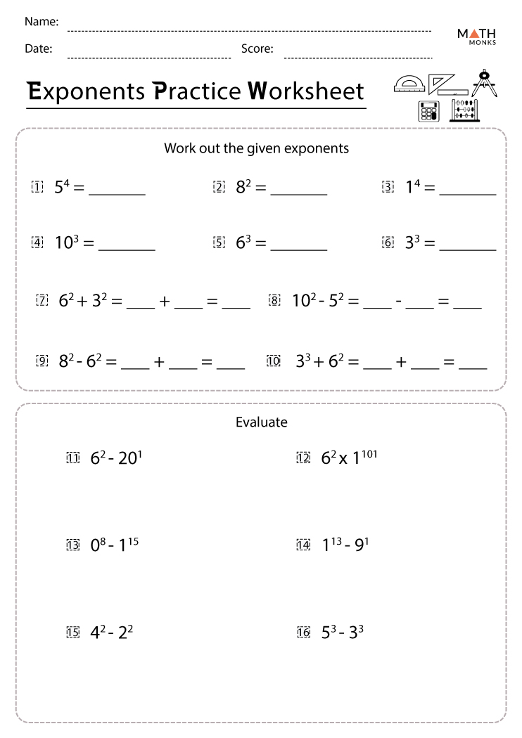 Simplifying Exponential Expressions Worksheet 27